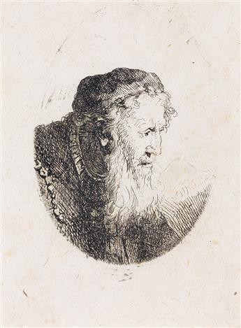 FERDINAND BOL Two etchings.